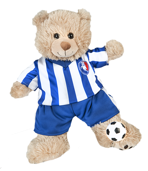 football player teddy bear